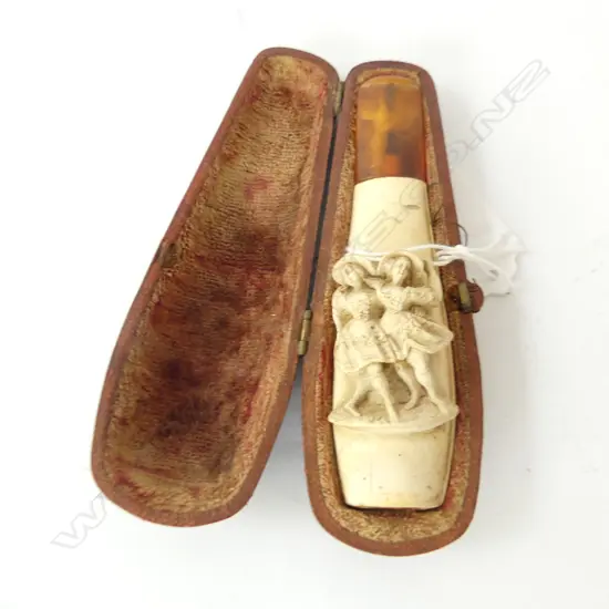 CASED MEERSHAM CIGAR HOLDER L.12Omm