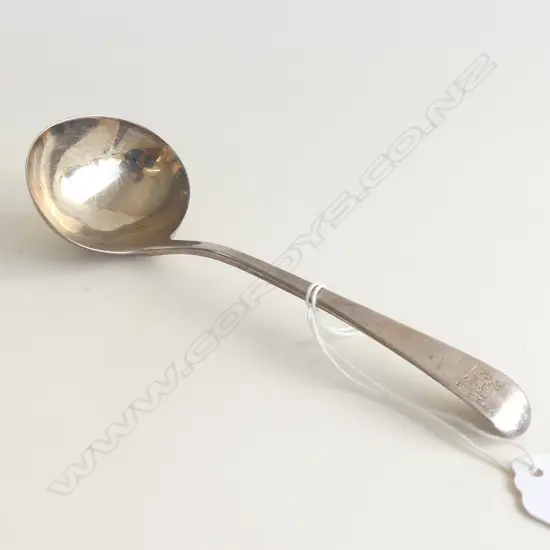 GEO lll STG SILVER SAUCE LADLE LONDON  1808 64 gm