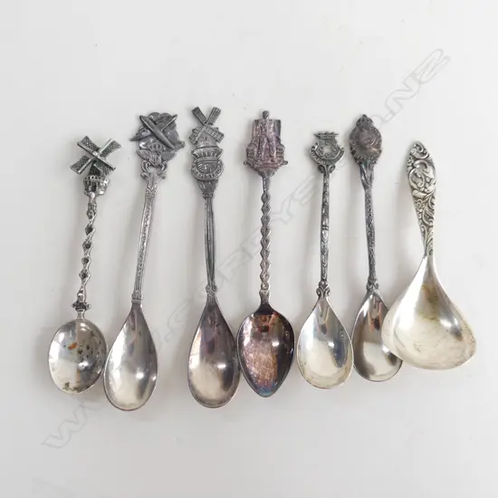 BAG 7 ASST CONTINENTAL SILVER SPOONS