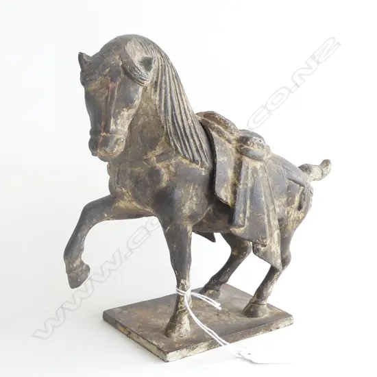 CHINESE TANG STYLE METAL HORSE H.200mm