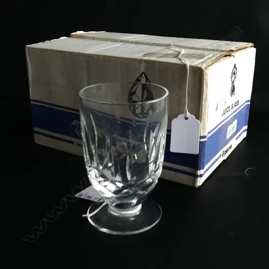 4 WATERFORD KILDARE SML JUICE GLASSES H.100mm