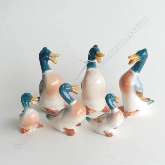 6 ASST WADE DUCKS - TALLEST H.100mm