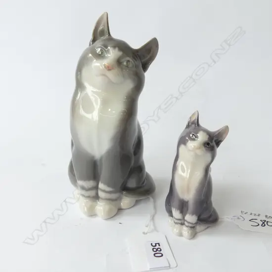 Copenhagen cats - grey and white
