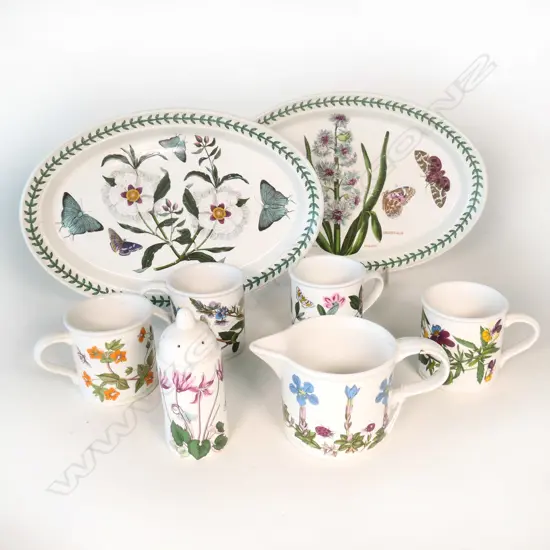 8 PIECES OF PORTMEIRION BOTANIC GARDEN; SOME FAULTS