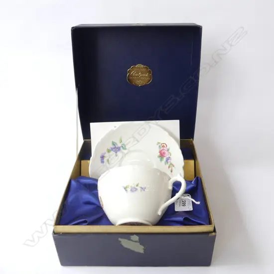 COALPORT  HAND MADE 'OLD COALPORT' BREAKFAST CUP & SAUCER - NEW IN BOX (BOX HAS TAPE DAMAGE)