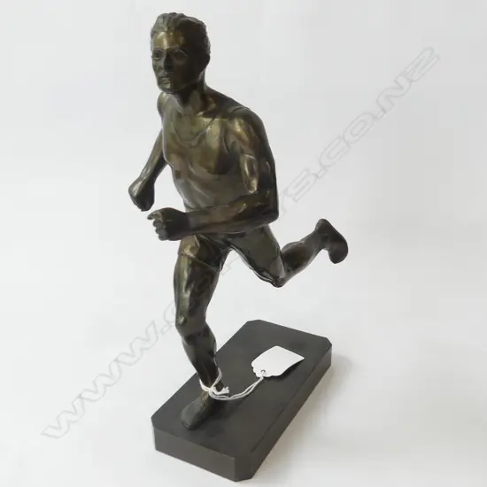 SPELTER RUNNER SCULPTURE H.245mm