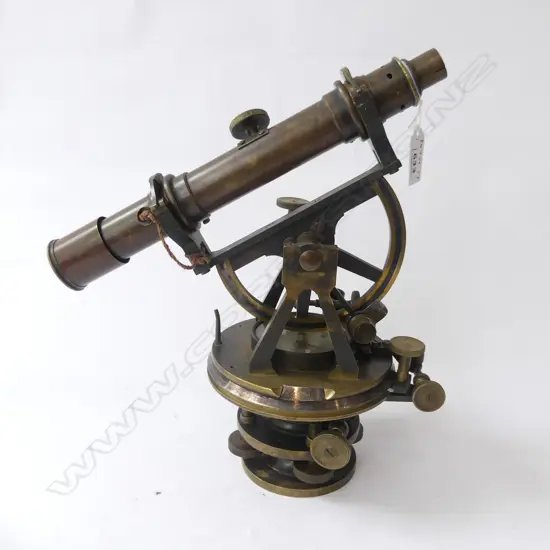 EARLY 19thC ELLIOT BROS, STRAND LONDON, HALF CIRCLE THEODOLITE,