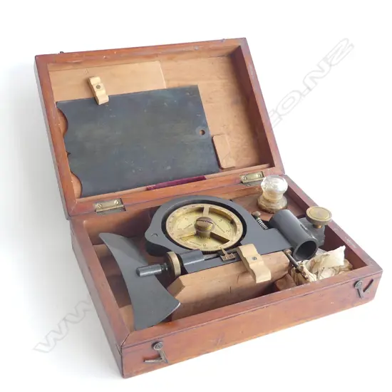 A vintage Schaffer & Budenberg brass measuring instrument