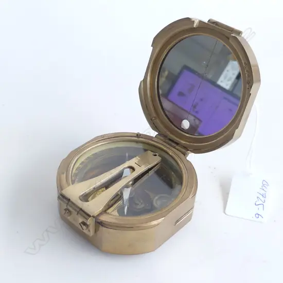 BRASS FOLDING COMPASS Dia.80mm