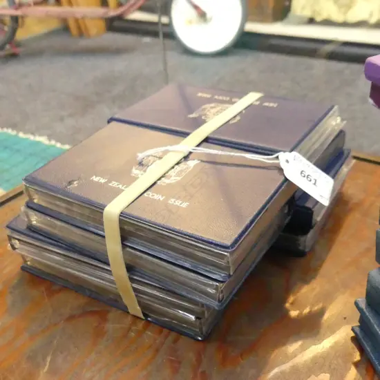 8 NZ PROOF COIN ISSUES; 1970s