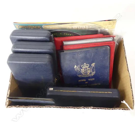 ASST. NZ COMMEMORATIVE COIN SETS ETC