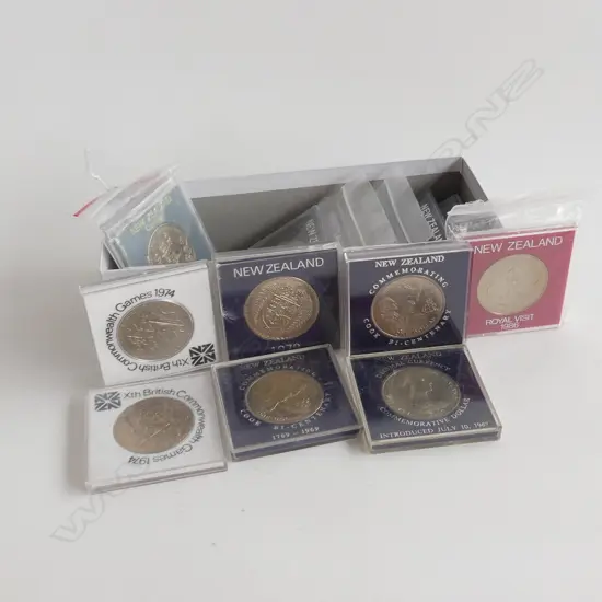 16 ASST. NZ COMMEMORATIVE COINS