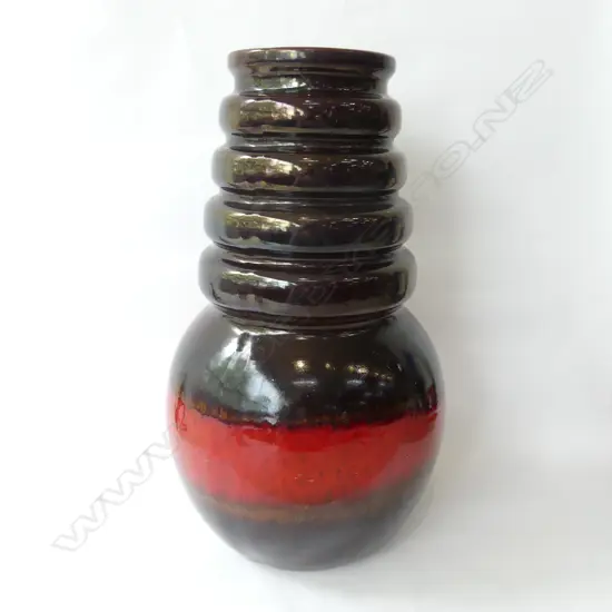 LGE RETRO WEST GERMAN VASE H.410mm