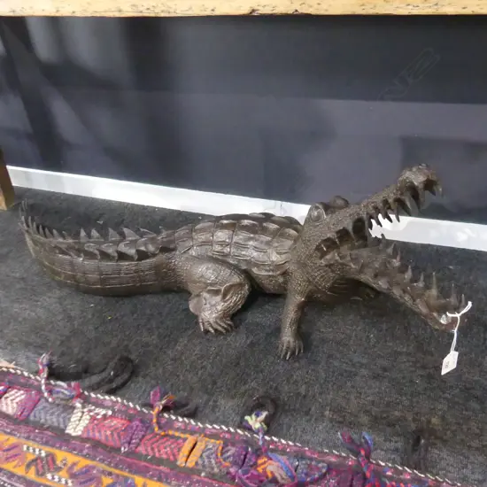 BRONZE ALLIGATOR L.1100mm