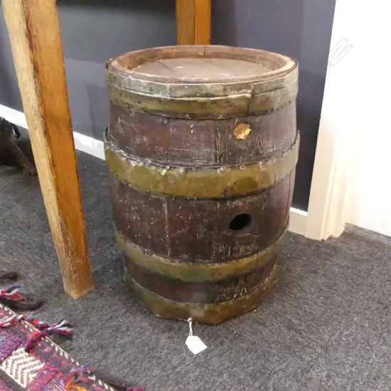 ANTIQUE WOODEN BARREL – H.430mm.