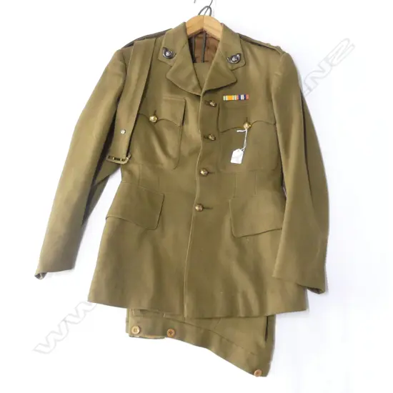 WWI UNIFORM KHAKI JACKET & TROUSERS