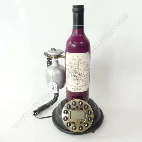NOVELTY WINE BOTTLE PHONE H.330mm