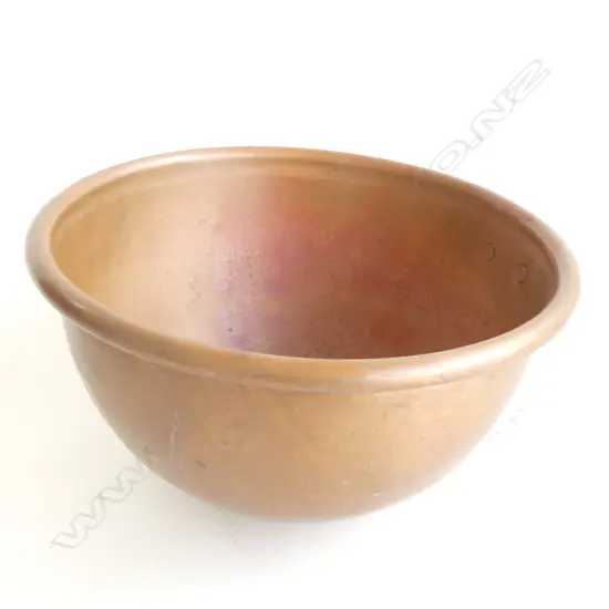 VINTAGE FRENCH COPPER BOWL 260mm dia