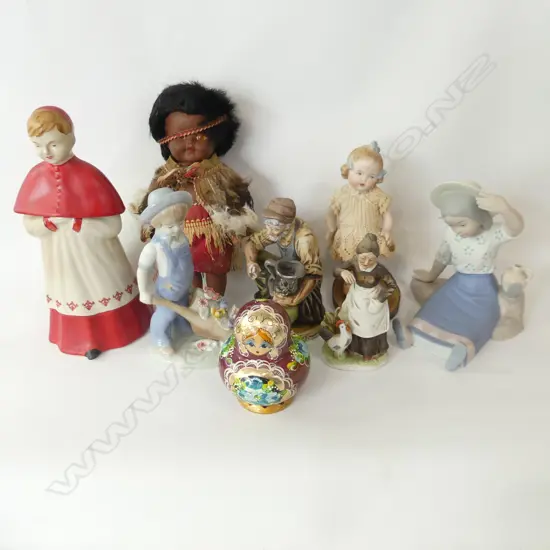 BOX LOT ASST. FIGURINES