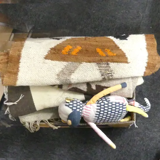 BOX LOT ASST. WEAVINGS