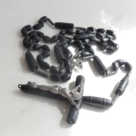 LONG WOODEN ROSARY BEADS