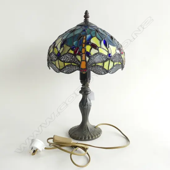 TIFFANY STYLE DRAGONFLY LAMP H.430mm