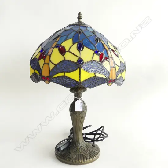 TIFFANY STYLE DRAGONFLY LAMP H.480mm