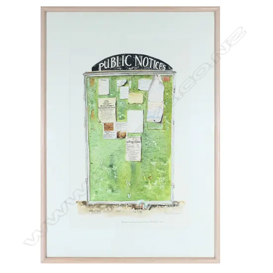 DON DONOVAN 'BROADWOOD FOUR SQUARE STORE', LTD ED. PRINT #8/90, 300 x 455mm