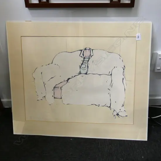 2 LTD ED PRINTS; FRAMED, LUCY HARRIS '87 1 OF 4 (240 x 330mm) & MOUNTED, JOY EDWARDS 1972 2 OF 20 (610 x 470mm)