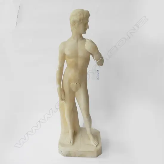 CARVED ALABASTER DAVID H.440mm