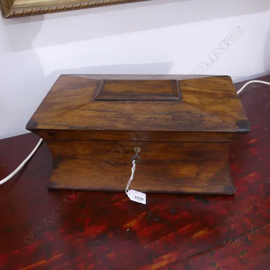 ANTIQUE TEA CADDY W.350mm