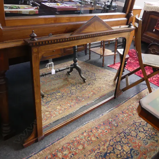 SHERATON REVIVAL OVER MANTLE MIRROR 960 x 1300mm