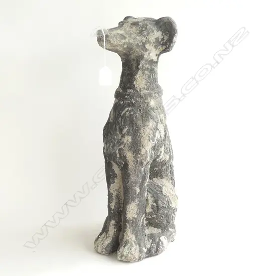 CONCRETE GARDEN GREYHOUND DOG H.510mm