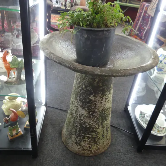 VINTAGE BIRD BATH -H.570mm .