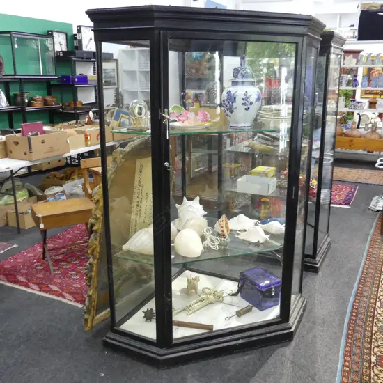 DISPLAY CABINET EX STEWART DAWSON 900 x 900 x 1860mm