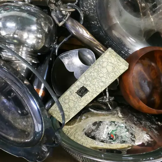 BOX LOT ASST. EPNS ETC