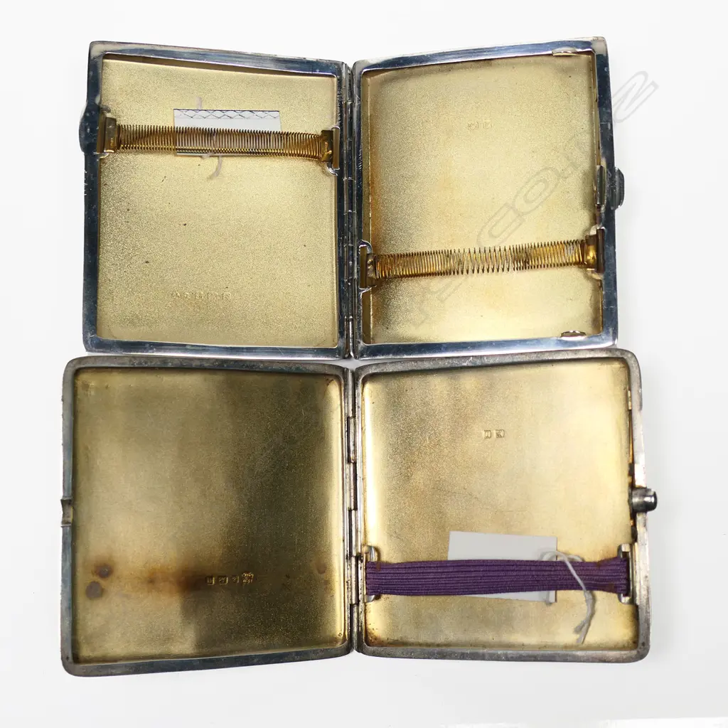 Two small sterling silver cigarette cases, Image 1++