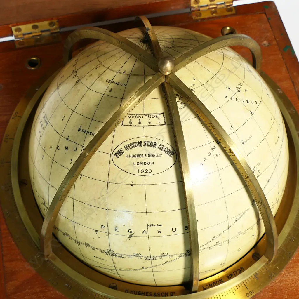 A Henry Hughes & Son Ltd. 'Husun' Star Globe, London, No.1798, dated 1920, Image 1++