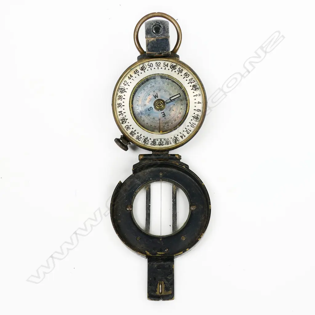 USIL (maker) Francis Barker design military M-73 type, Mils liquid filled prismatic compass, Image 1++