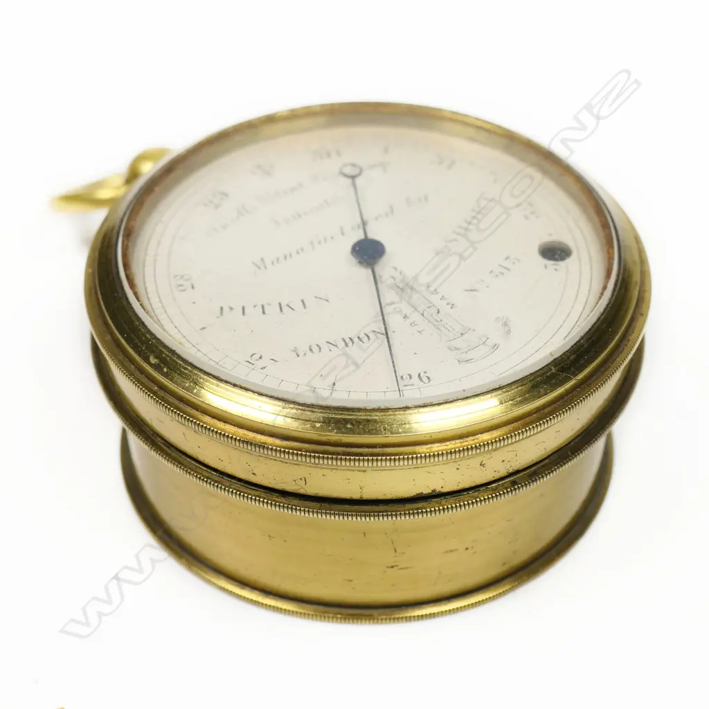 A rare 'Ansell's Patent Fire-Damp Indicator', (Mining Gas Diffusion Meter) by Pitkin & Short, London, No.513, Image 1++