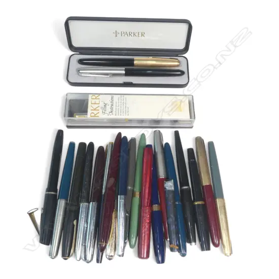 A collection of assorted fountain pens.