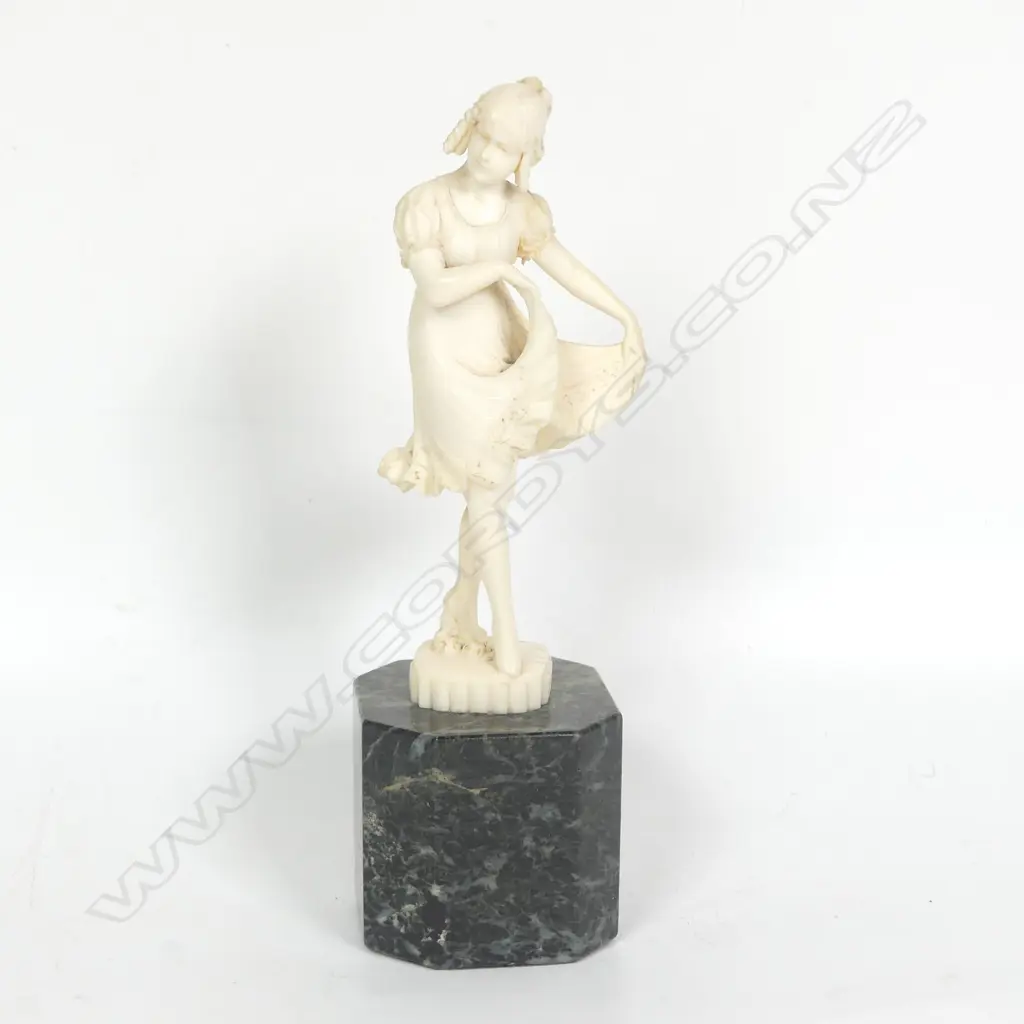 A small fin de siècle ivory sculpture by Ludwig Walther (German Image 1++