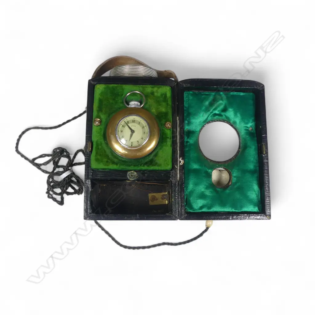 A battery operated illuminated nightstand pocket-watch case, Image 1++