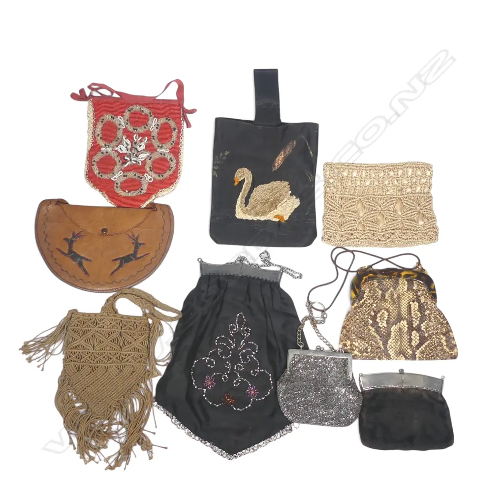 A selection of nine various purses. Image 1++