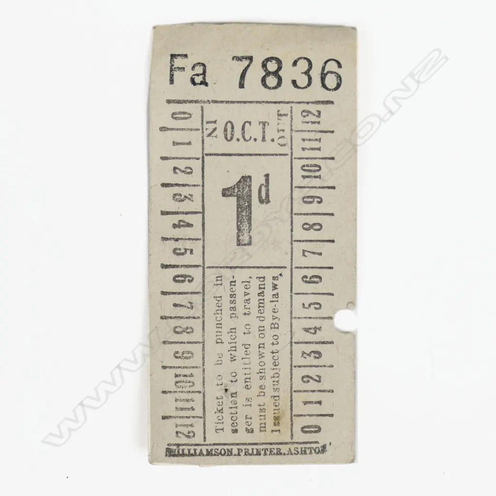 Conductor's ticket punch; set seven brass bucket weights ¼oz-16oz Troy; armourer's barrel inspection tool; and brass foundry sand moulding tool. Image 1++