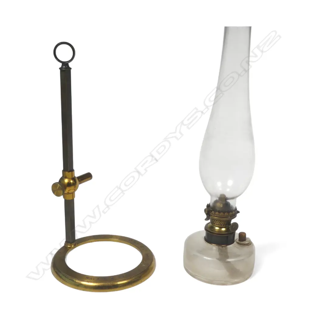 An 1890s 'Bockett-type' paraffin microscope lamp by W. Watson & Sons, 313 High Holborn, London  W.C., Image 1++