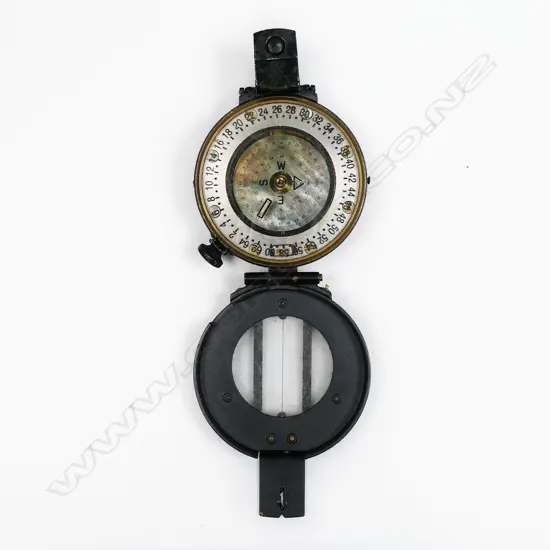 USIL (maker) Francis Barker design military M-73 type, Mils liquid filled prismatic compass,