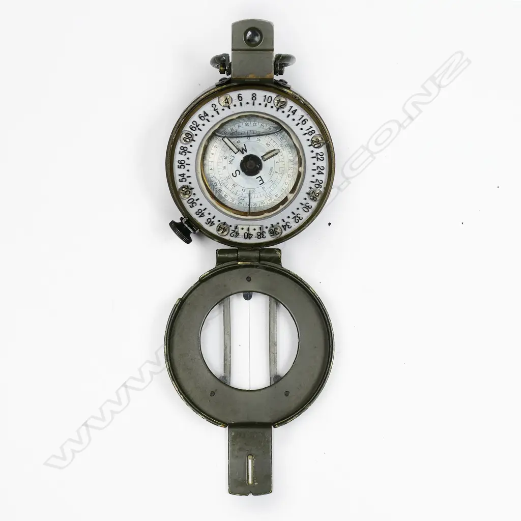 Stanley (maker) Francis Barker design military M-73 type, Mils liquid filled prismatic compass, Image 1++