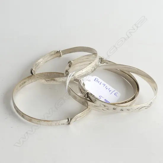 5 925 STG BANGLES 59 GRAMS