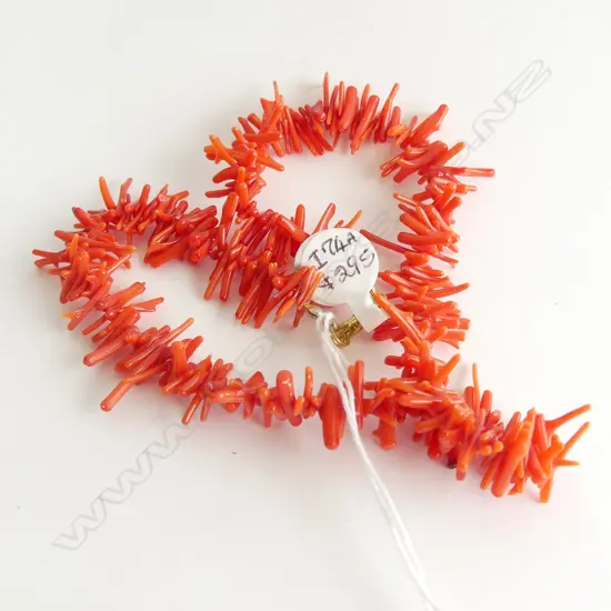 CORAL NECKLACE L. 410mm